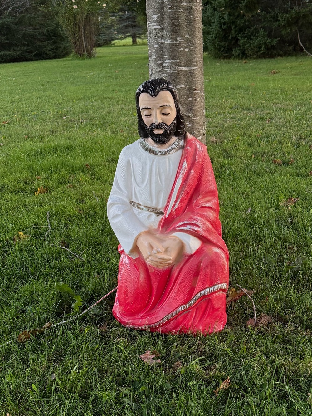 Vintage Blow Mold Nativity Joseph 32”